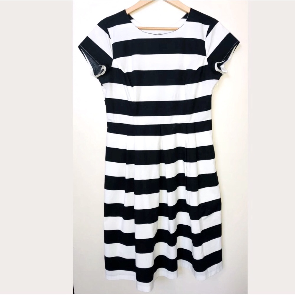 DownEast Black & White Dress